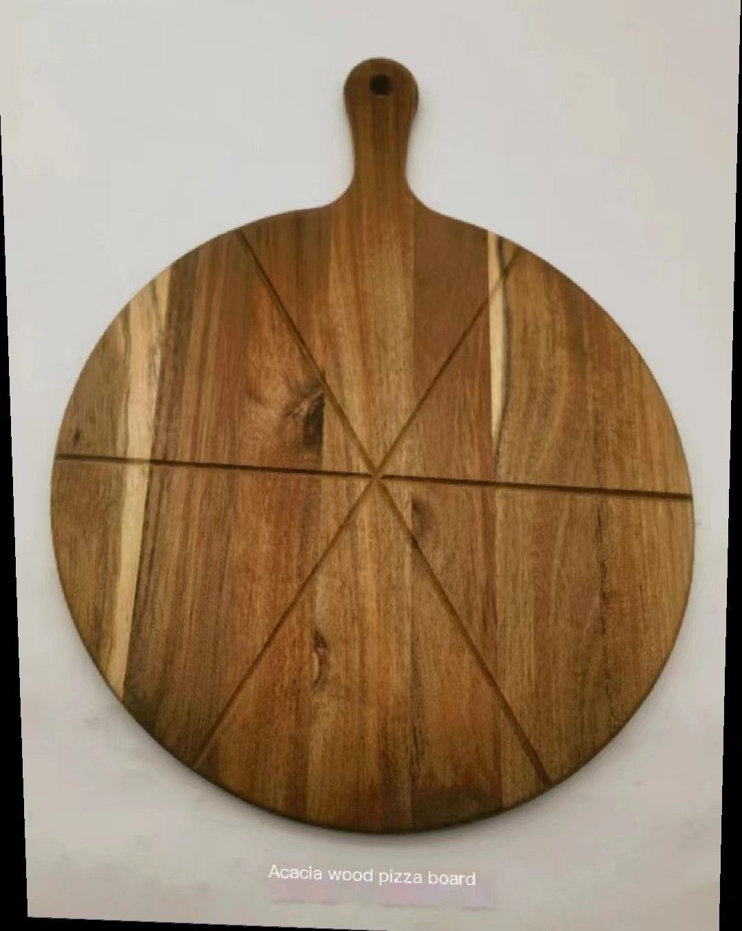 Acacia wood pizza board